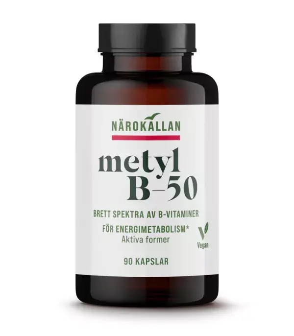 Trygg betalning Närokällan Metyl B-50 90 kapslar