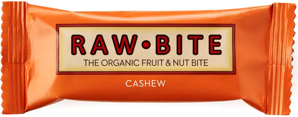 RawBite Protein Cashew frukt- & nötbar 45 g Rabatter