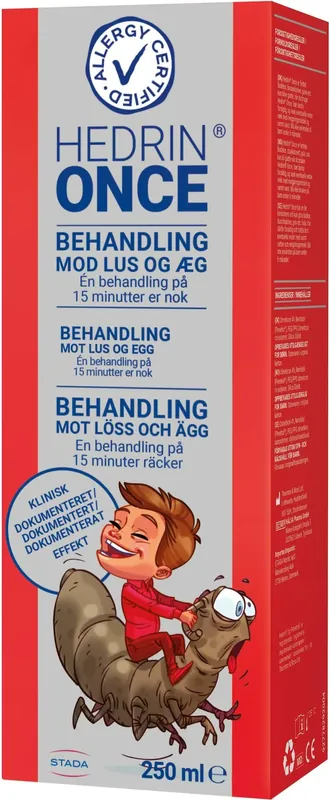 Hedrin Once Lusmedel, 250 ml prisnedsättning