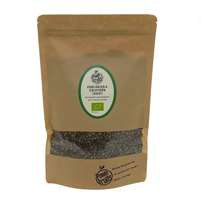 Powerfruits Chiafrön 1 kg Begränsad tid