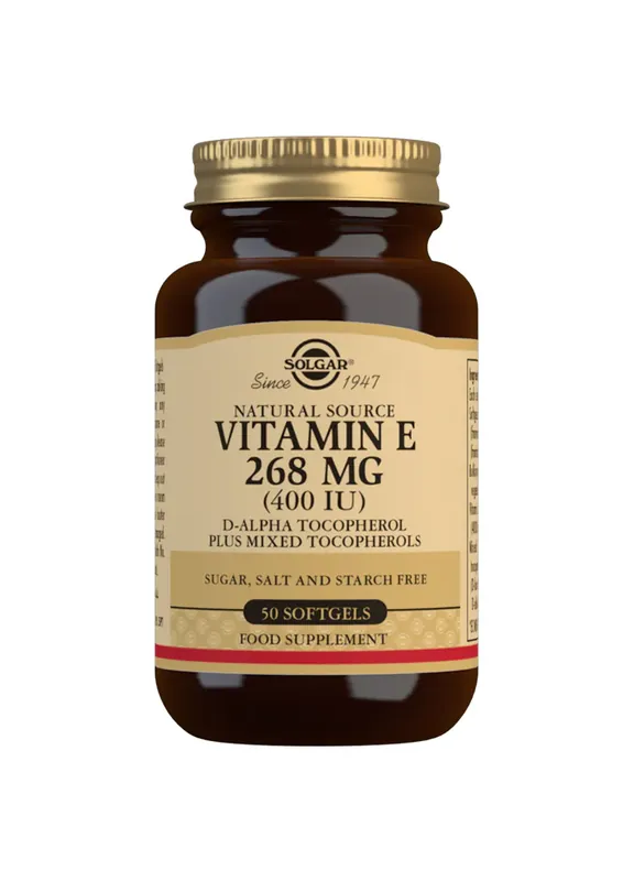Rea Vitamin E 400 IU 50 kapslar - Solgar