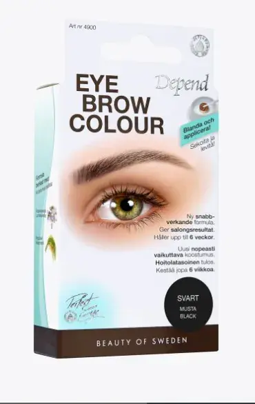 Erbjudandepris Depend Perfect Eye Eyebrow Colour Black