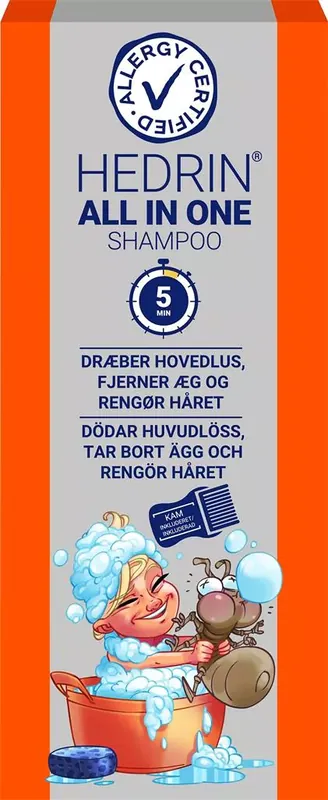 Kundfavorit Hedrin All in one shampo, 100 ml