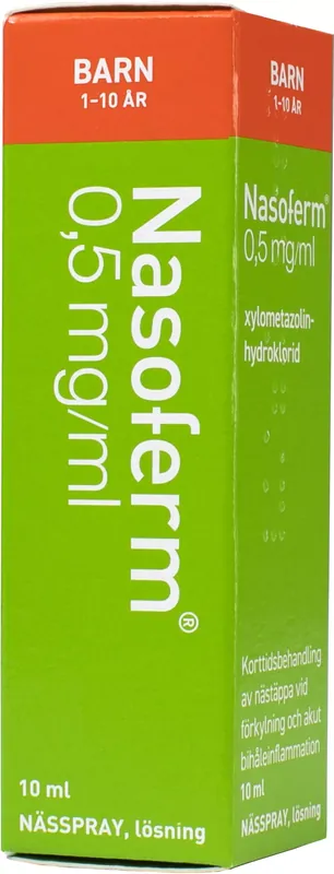 Nasoferm Nässpray 0,5 Mg/ml 10 ml Beställ idag