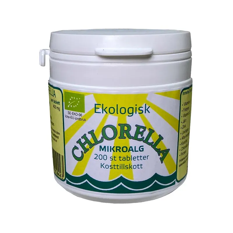 Chlorella 200 tabletter - Lindroos Trygg betalning