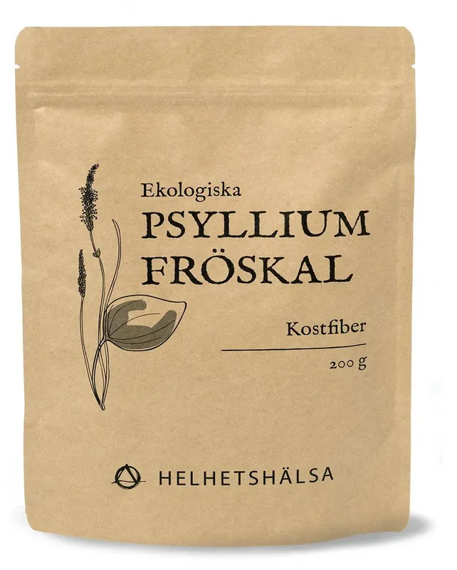 Sänkt pris Psylliumfröskal, eko 200 g - Helhetshälsa