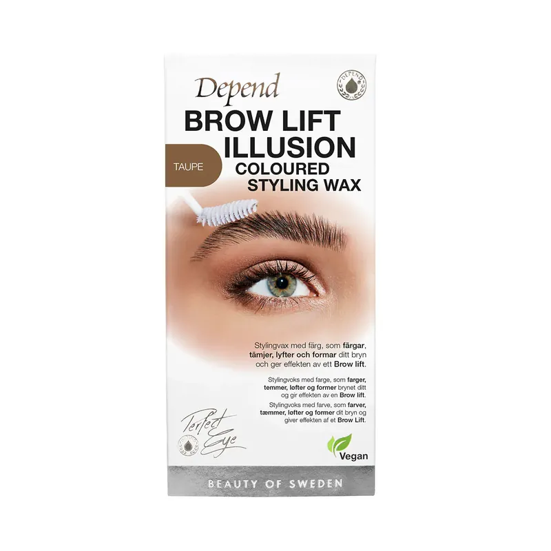 Depend Brow Illusion Wax Taupe Populärt val