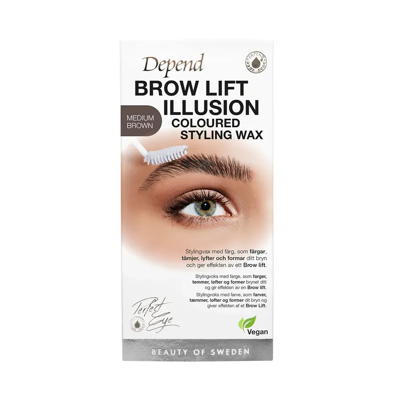 Beställ idag Depend Brow Illusion Wax Medium Brown