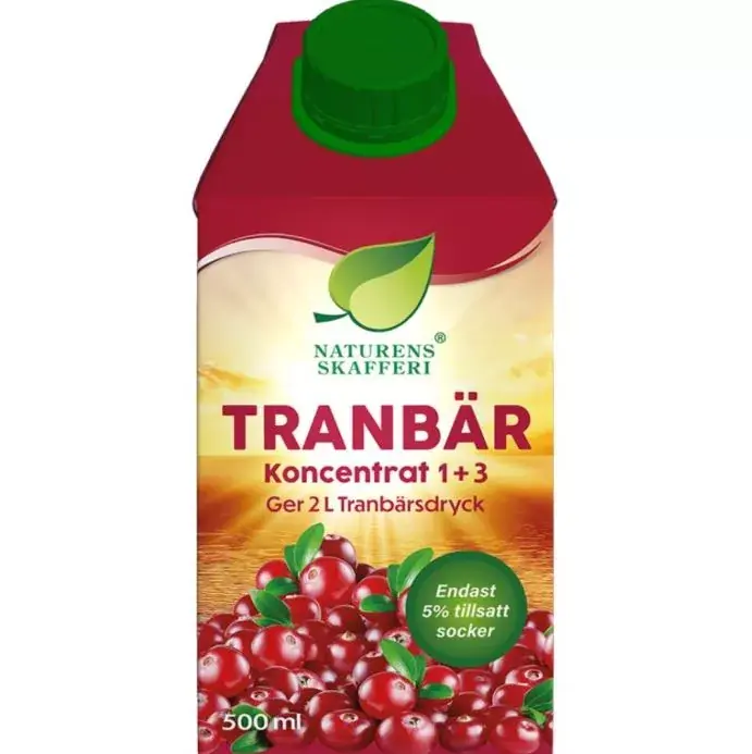Naturens Skafferi Tranbär Koncentrat 1+3, 500 ml Rabatt