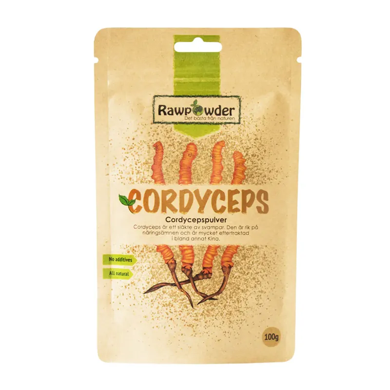 Rabatt Cordyceps pulver 100g - Rawpowder