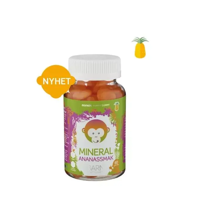 Monkids Mineral Barn Ananas 60 st prisnedsättning