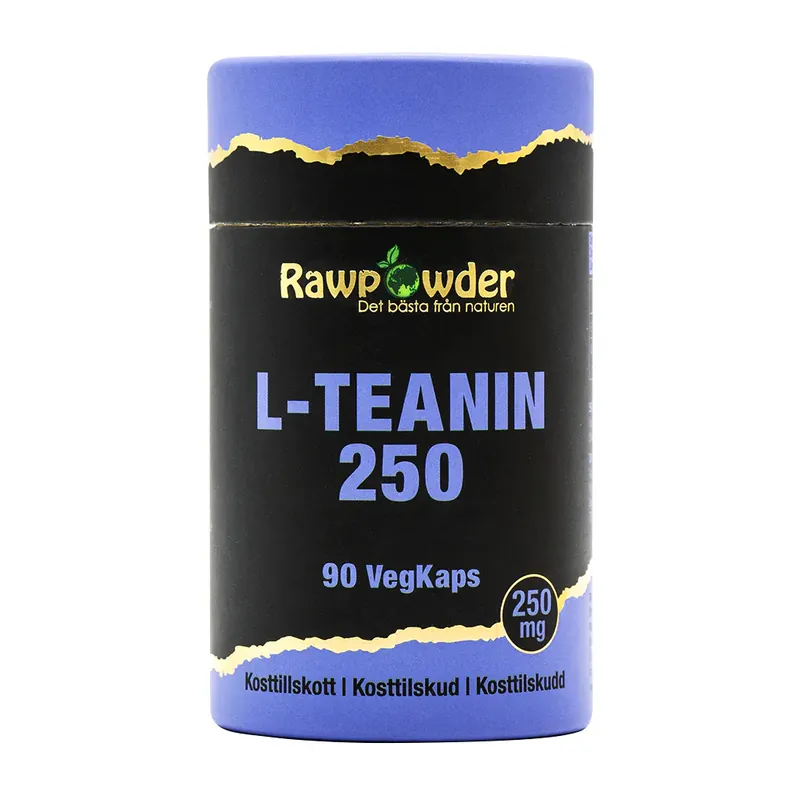 L-Teanin 250mg 90 kapslar - Rawpowder Premium