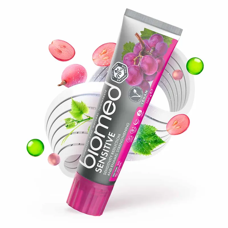 Biomed Toothpaste - Fluorfri tandkräm Sensitive Begränsat antal