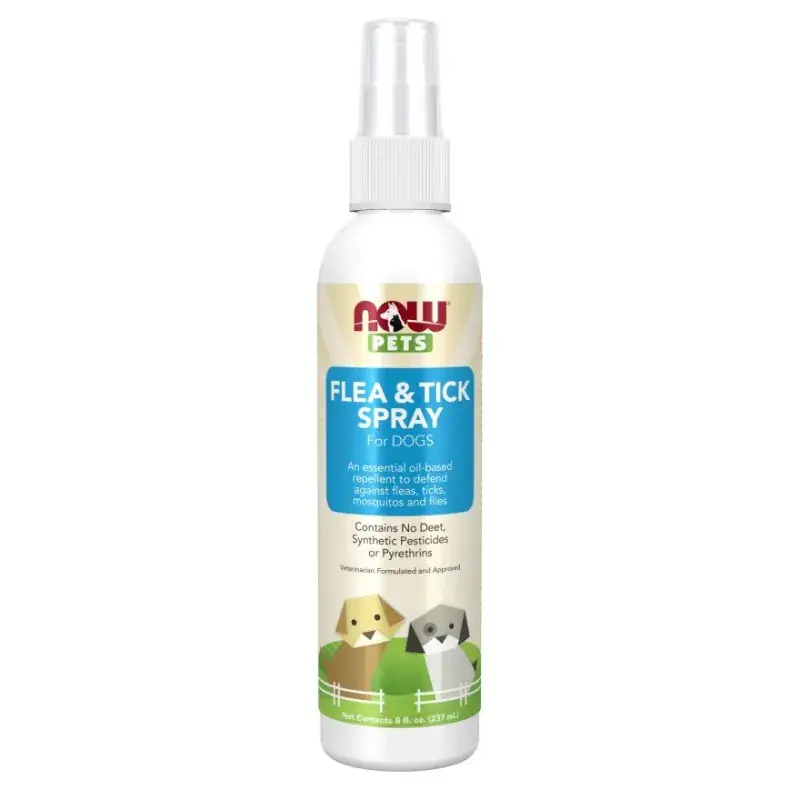 NOW Pets Flea & Tick Spray 237 ml Begränsat erbjudande