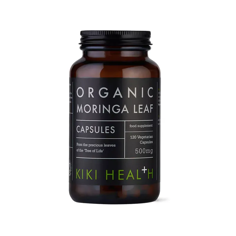 Organic Moringa 120 kapslar - Kiki Health Bästa pris