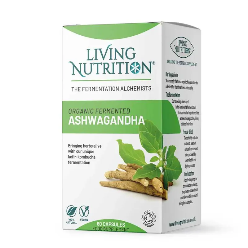 Extra rabatt Living Nutrition Ashwagandha – mental hälsa 60 kaps