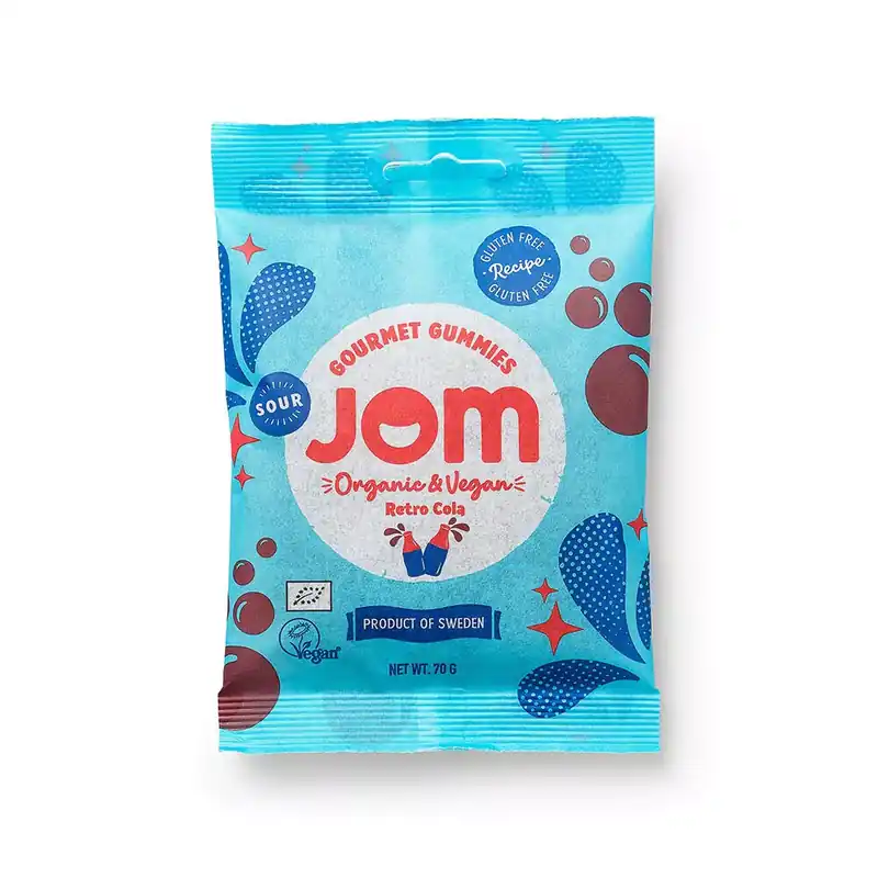 Kundfavorit Sur Retro Cola Godis 70g JOM