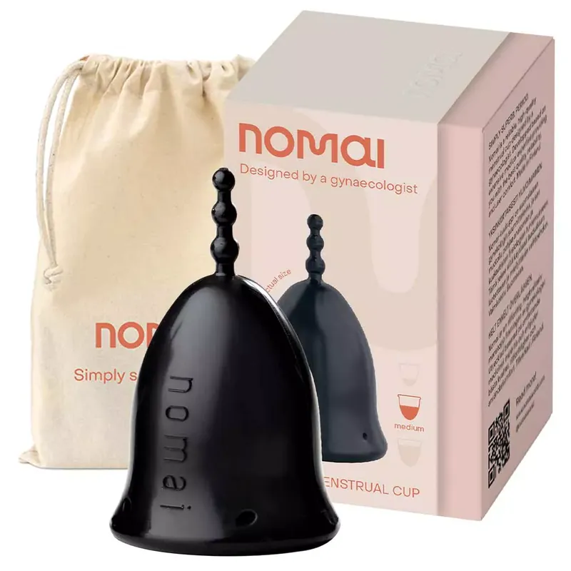 Nomai Menstrual Cup Medium Black Trygg betalning