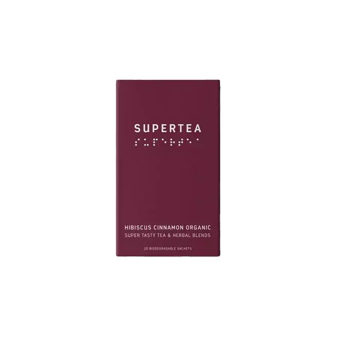 Supertea Hibiscus Cinnamon Organic 20 påsar Rabatt