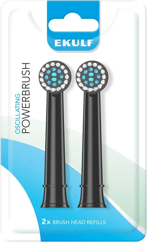 EKULF PowerBrush black refill 2st Rabatter