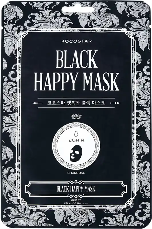 Fynd KOCOSTAR Black Happy Mask 1 st