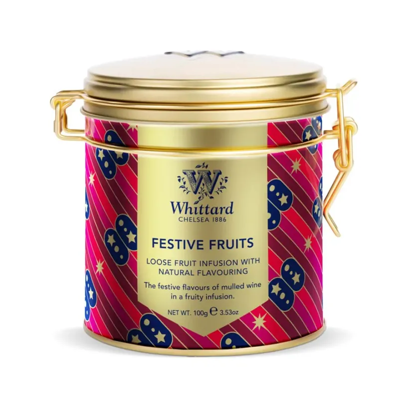 Sista chansen Christmas Tea Fruit Infusion i plåtburk 100g Whittard