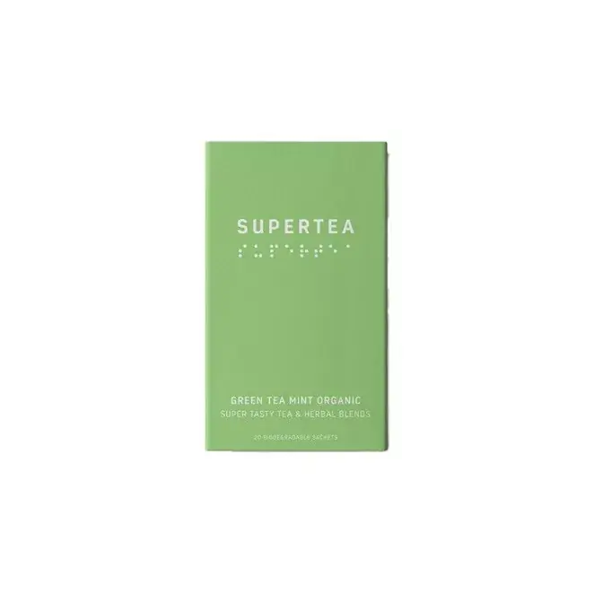 Kampanj Supertea Green Tea Mint Organic 20 påsar