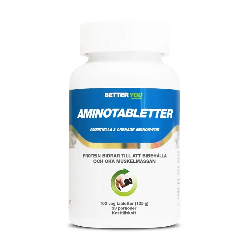 Begränsat antal Aminotabletter 100 tabletter Better You