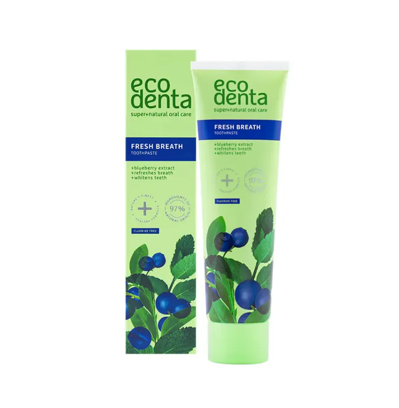Bästa pris Fresh Breath Blueberry 100ml Ecodenta