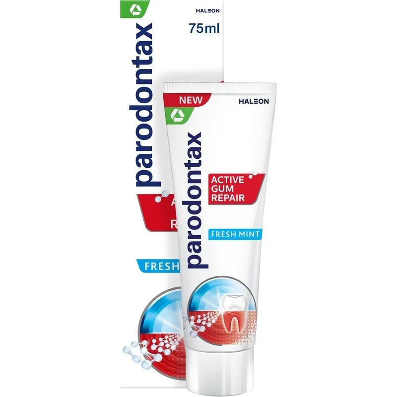 Snabb frakt Parodontax Active Gum Repair Fresh Mint tandkräm 75 ml