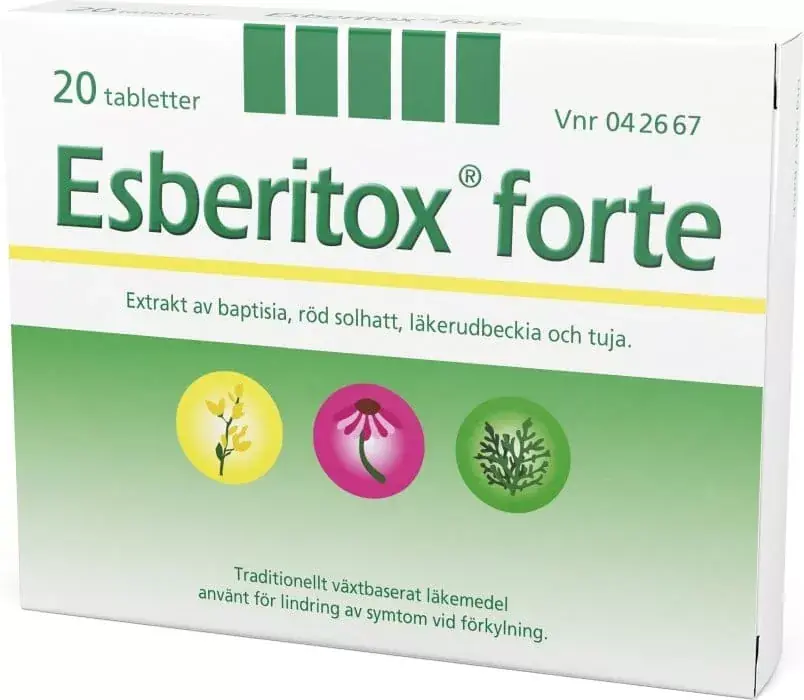 Rabatter Esberitox Forte tabletter, 20 st
