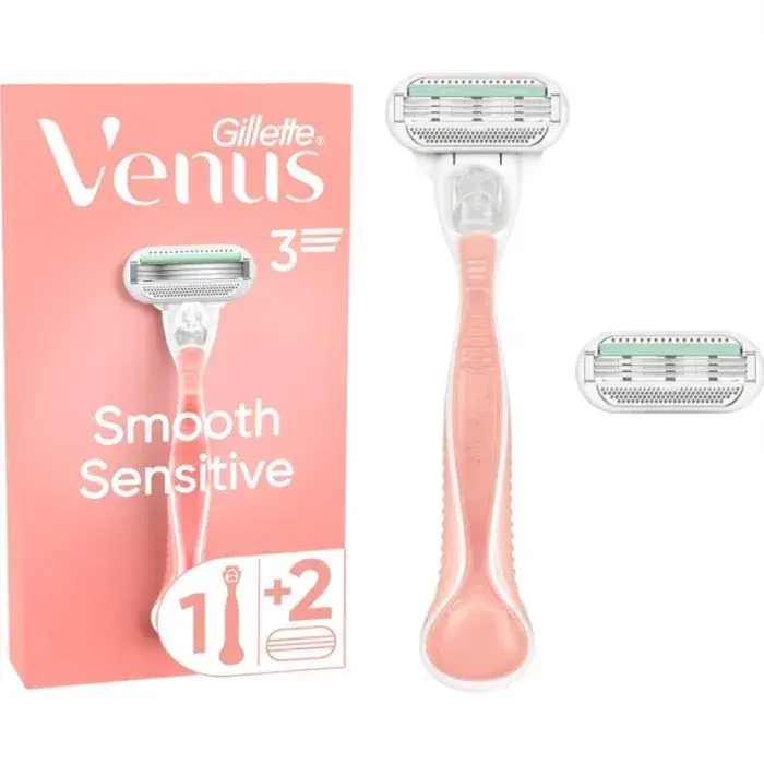 Bästa pris Gillette Venus Smooth Sensitive rakhyvel 2 st rakblad