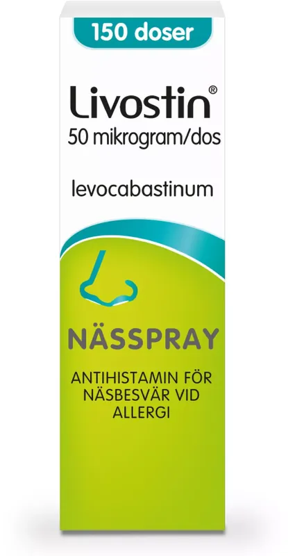Livostin Nässpray 50 mikrogram/dos 150 doser Nedsatt pris