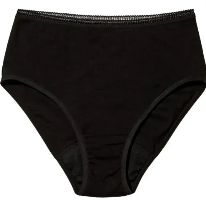 Period underwear High-waist svart - Allmatters XXL Erbjudande