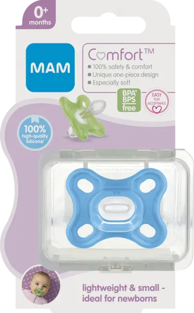 MAM Comfort - Soothie/Sugnapp Blå Kampanj