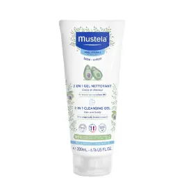 Erbjudandepris Mustela Baby 2-i-1 rengöringsgel för hår och kropp 200 ml