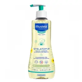Mustela Stelatopia Rengöringsolja 500 ml prisnedsättning