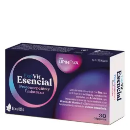 Exelvit Essential kapslar för graviditetsförberedelse och graviditet x30 prisnedsättning