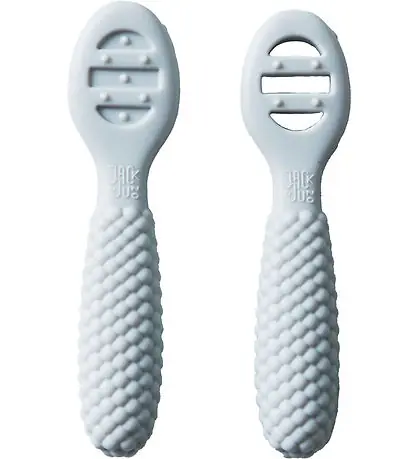 Nedsatt pris Jack o Juno Babyskedar - Silikon - 2-pack - Bubble - Glacier Gre