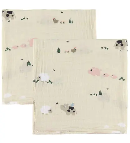 Done by Deer Muslinfiltar - Muslin - 2-pack - 65x65 cm - Tiny Fa Kampanj
