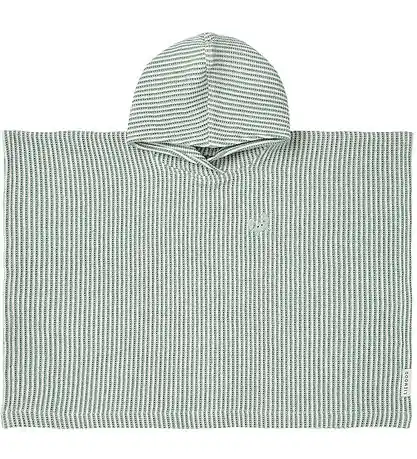 Liewood Badponcho - Paco - Pepparmynta/Creme De La Creme Populärt val