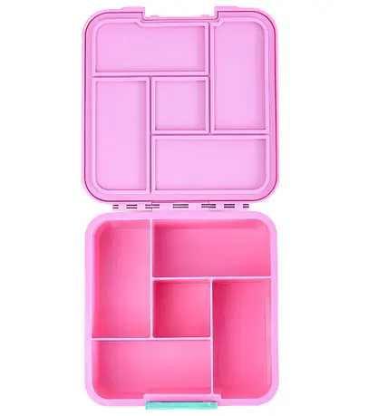 MontiiCo Matlåda m. 5 rum - Bento Five - 980 ml - Unicorn Magic Nedsatt pris