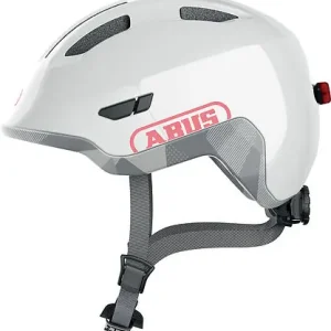 Abus Cykelhjälm - Smiley 3.0 Ace LED - Blank White Endast idag