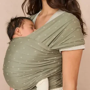 Ergobaby Stretch Wrap - Aura Wrap Stickad - Olive Diamanter Köp nu