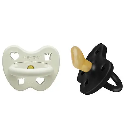 Endast idag Hevea Nappar - 3-36 Mån. - 2-pack - Naturgummi - Icy Fjord