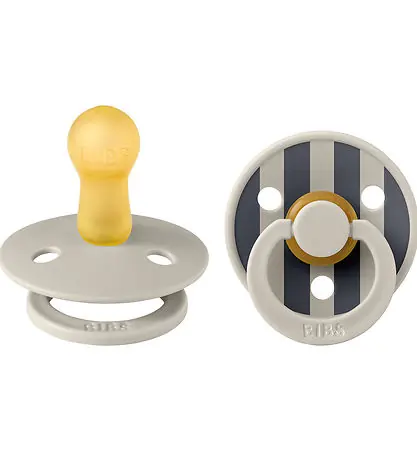 BIBS Colour Nappar - Stl. 2 - 2-pack - Rund - Sand/Ivory Outlet
