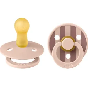Begränsad tid BIBS Colour Nappar - Stl. 1 - 2-pack - Rund - Blush/Blush