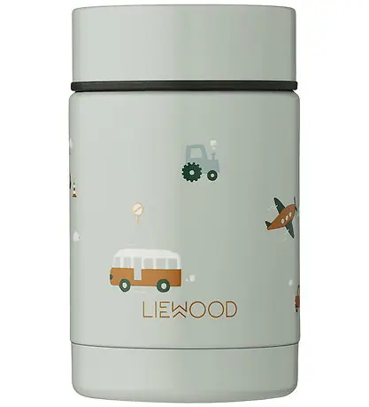 Nedsatt pris Liewood Termobehållare - Nadja - 250 ml - Fordon/Dove Blue Mix