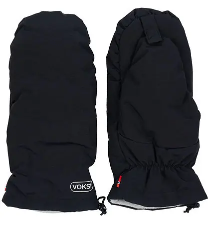 Voksi Barnvagnshandskar - Black/Light Grey I lager