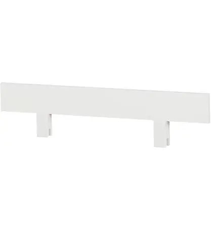 Kampanjpris Hoppekids Sängskydd - ECO Comfort - 100x22,5 cm - Vit